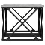 vidaXL Table basse sonoma gris 100x49x40 cm bois d'ingénierie