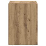 vidaXL Table de chevet Chêne artisanal 29 5 x 35 x 50 cm