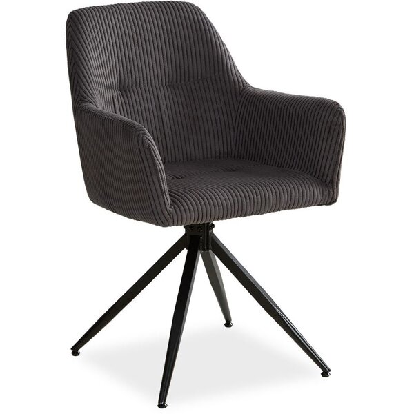 Chaise de salle à manger oeuf moderne gris