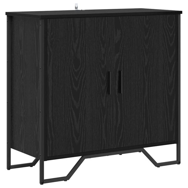 vidaXL Buffet Chêne noir 78 x 35 x 74 5 cm