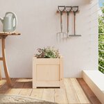 vidaXL Jardinière 31x31x31 cm bois de pin massif