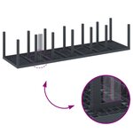 vidaXL Table de jardin pour repas Anthracite 350 x 100 x 73 cm