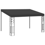 vidaXL Belvédère à montage mural 4x3x2 5 m Anthracite
