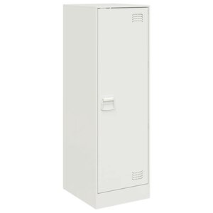 vidaXL Buffet blanc 34 5x39x107 cm acier