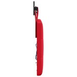vidaXL Tête de lit suspendue Avec lumière LED Rouge Simili cuir