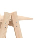 vidaXL Étagère 5 niveaux en forme de A 110x40x180 5 cm bois pin massif