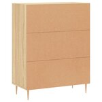 vidaXL Buffet chêne sonoma 69 5x34x90 cm bois d'ingénierie