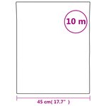 vidaXL Film pour fenêtre dépoli gris 45x1000 cm PVC