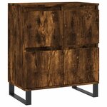 vidaXL Buffets 2 Pièces chêne fumé bois d'ingénierie