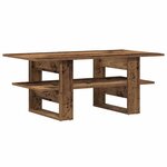 vidaXL Table basse vieux bois 102x55x42 cm bois d'ingénierie