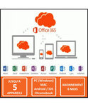 Microsoft Office 365 (PC  Mac  iOS  Android  Chromebook) - Validité 6-12 mois - Licence à télécharger