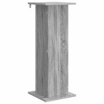 vidaXL Support de Plante 2 pc Sonoma gris 30 5 x 30 x 80 5 cm
