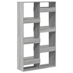 vidaXL Bibliothèque sonoma gris 100x33x175 cm bois d'ingénierie