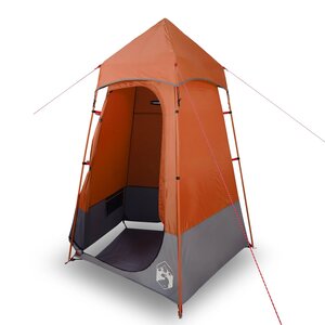vidaXL Tente de toilette orange imperméable