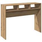 vidaXL Table console chêne artisanal 105x30x80 cm bois d'ingénierie