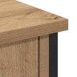 vidaXL Meuble TV chêne artisanal 101 x 35 x 65 cm Bois d'ingénierie
