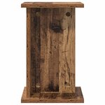vidaXL Support de Plante 2 pièces Bois ancien 25 x 25 5 x 40 5 cm