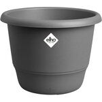 Pot de fleurs Amiga Rond 47 - Noir Ø 47 x hauteur 35 cm - Extérieur 100 recyclé