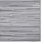 vidaXL Tapis d'extérieur Gris 80x150 cm PP