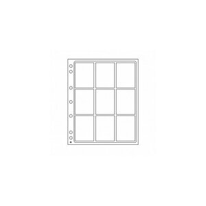 Feuilles plastique Encap à 9 cases pour des slabs US.
