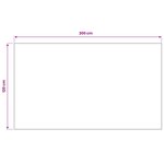 vidaXL Tapis de sol Noir 1 2 x 2 m Caoutchouc