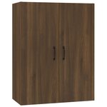 vidaXL Armoire suspendue Chêne marron 69 5x34x90 cm Bois d'ingénierie