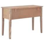 Bureau table meuble travail informatique marron 109 5 cm bois 0502120