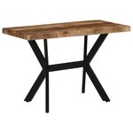 vidaXL Table à manger 110x55x75 cm bois de manguier massif