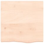 vidaXL Étagère murale 60x60x(2-4) cm bois de chêne massif non traité
