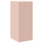 vidaXL Cabinet de Dossier Rose 44 x 50 x 106.5 cm Acier Laminé à Froid