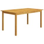 vidaXL Ensemble à manger de jardin 7 Pièces Beige