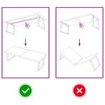 vidaXL Étagère murale marron foncé bois chêne massif traité