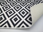 Tapis de salon Black&White 120 x 180 cm - Noir