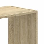 vidaXL Bibliothèque chêne sonoma 102x32x108 cm bois d'ingénierie