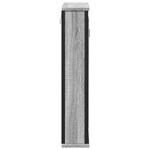 vidaXL Armoire à miroir de salle de bain sonoma gris bois d’ingénierie