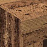 vidaXL Cabinets muraux en vieux bois 2 pièces 69 5 x 34 x 90 cm en bois d'ingénierie