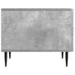 vidaXL Table basse Gris béton 49 x 50 x 40 cm Bois d'ingénierie