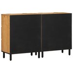 vidaXL Buffets 2 Pièces Marron 60x33x75 cm Bois Massif d'Acacia