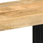vidaXL Étagère murale 70x33x35 cm bois de manguier massif brut