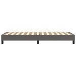 vidaXL Cadre de lit gris 90x200 cm similicuir