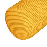 vidaXL Coussins d'accent 2 Pièces Jaune clair Ø 25 x 70 cm