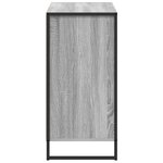 vidaXL Meuble d'appoint Gris Sonoma 79 x 36 x 75 cm Bois d'ingénierie
