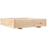vidaXL Jardinière 110x110x26 5 cm bois de pin massif