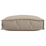 vidaXL Coussins de palette pour sièges 6 Pièces Taupe 40x40x8 cm Tissu Oxford