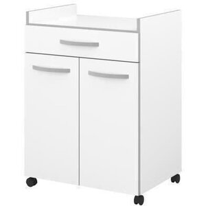 Desserte de cuisine 60 cm - Blanc mat