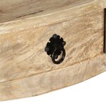 vidaXL Table console Bois de manguier massif 120 x 50 x 80 cm