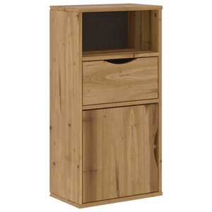vidaXL Armoire latérale avec tiroir ODDA 40x24x79 cm bois massif pin