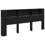 vidaXL Cabinet de Tête de Lit 220 x 18 5 x 104 5 cm Bois d'ingénierie