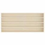 vidaXL Boîte d'Exposition en Bois Marron 80 x 8 5 x 36 cm Contreplaqué