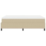 vidaXL Lit Box Spring avec Matelas - Vert Clair et Gris  160x200 cm  Tissu Velours Côtelé